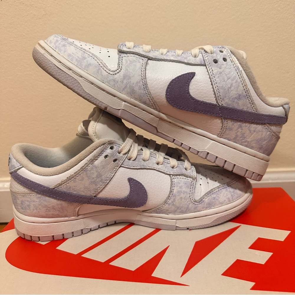 Nike W Dunk Low OG Purple Pulse Womens 8 / Mens 6.5 White Violet DM9467-500 - Picture 6 of 13